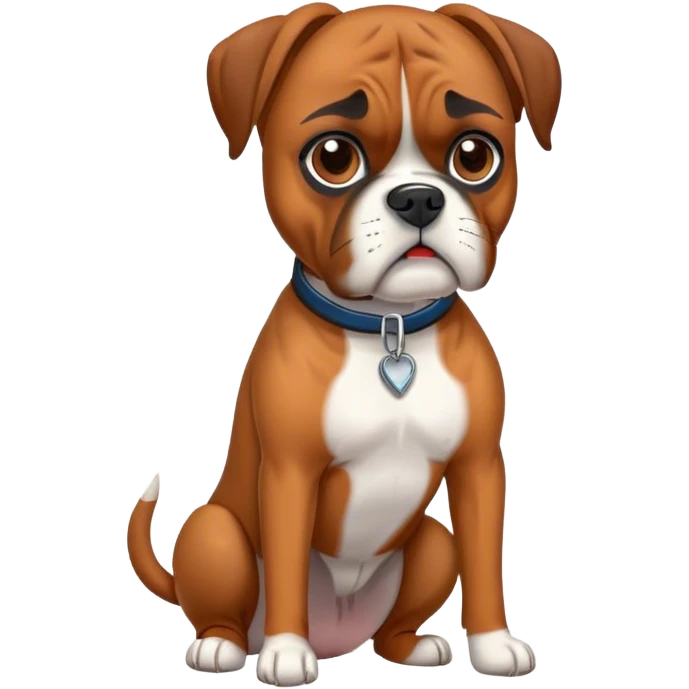 Boxer dog emoji