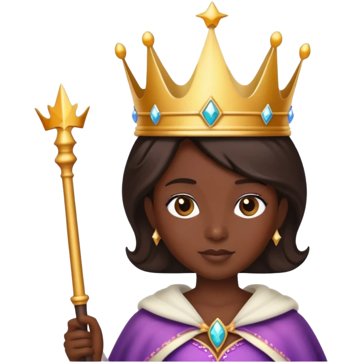 Dente con bacchetta magica e corona emoji