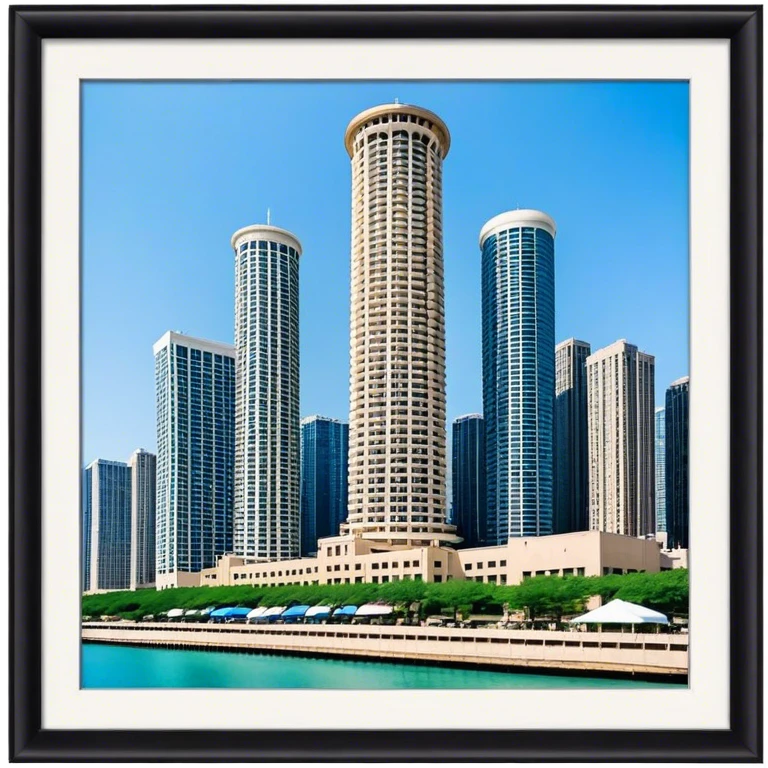 Chicago Marina City emoji
