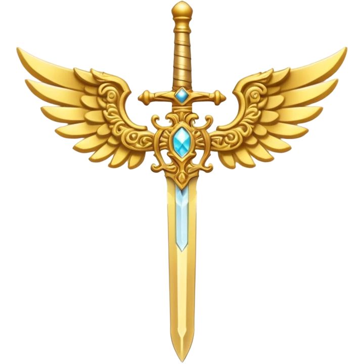 angel sword emoji