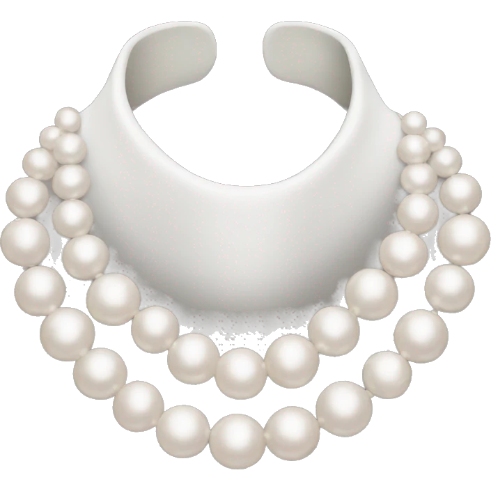 Pearl collar emoji