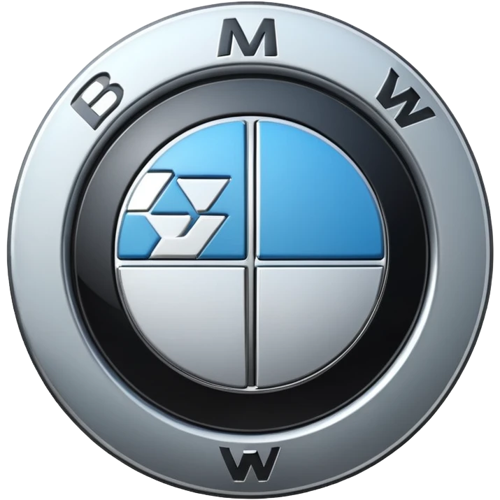 Bmw symbol real without double layer  emoji