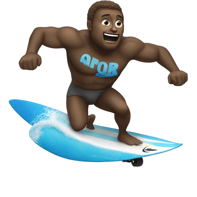 Un castor surfeando emoji