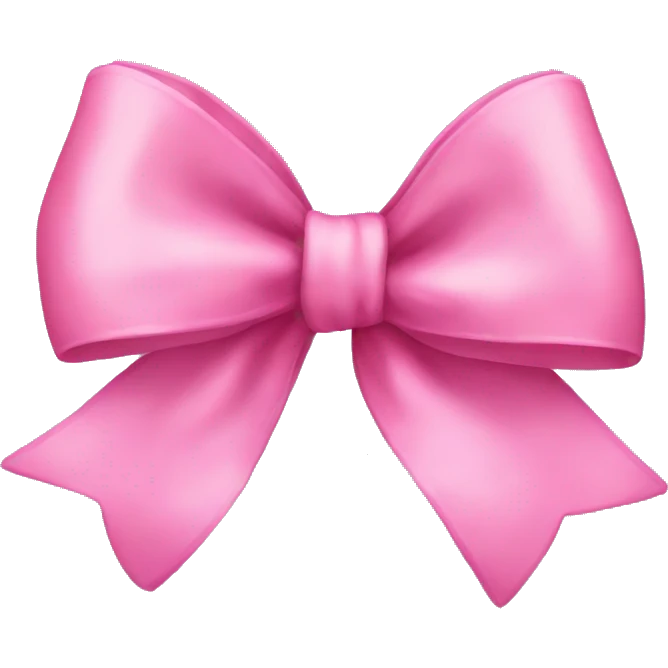Pink bow  emoji