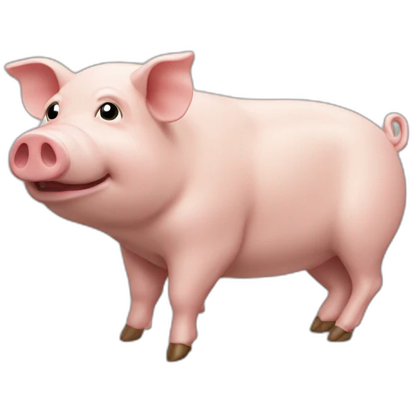 Cochon qui nage emoji