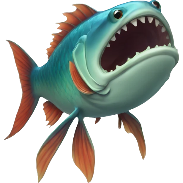 monster fish emoji