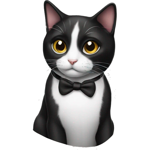 Tuxedo cat  emoji
