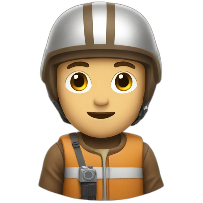 Speeder man emoji