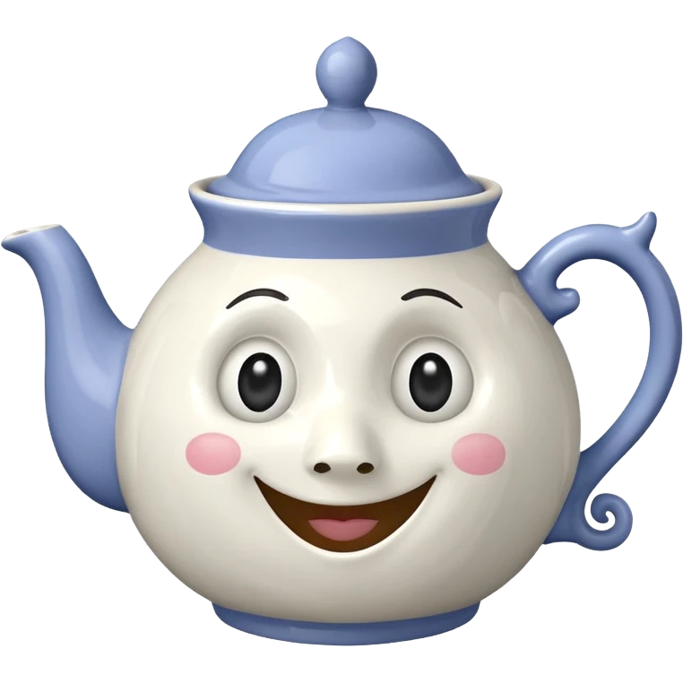 A character from the fairy tale Beauty and the Beast: Mrs. Potts, the lady who was turned into a teapot and retains the teapot's original form. emoji
