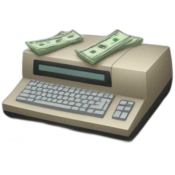 computer money emoji