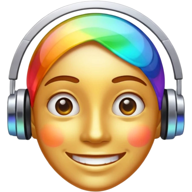 💿 mixed with 🥹 emoji