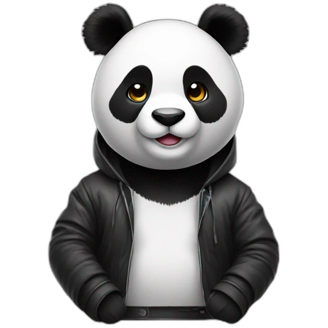 DJ panda emoji