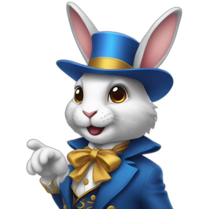 Magician rabbit  emoji