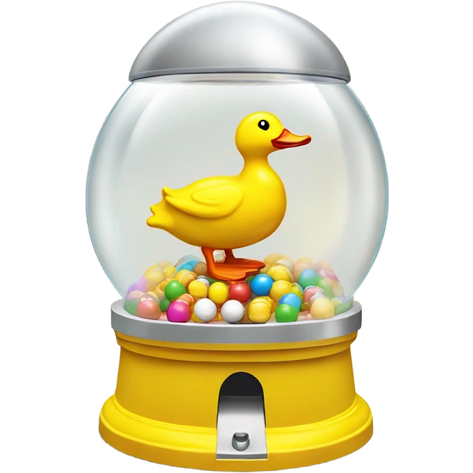 duck gum ball machine emoji
