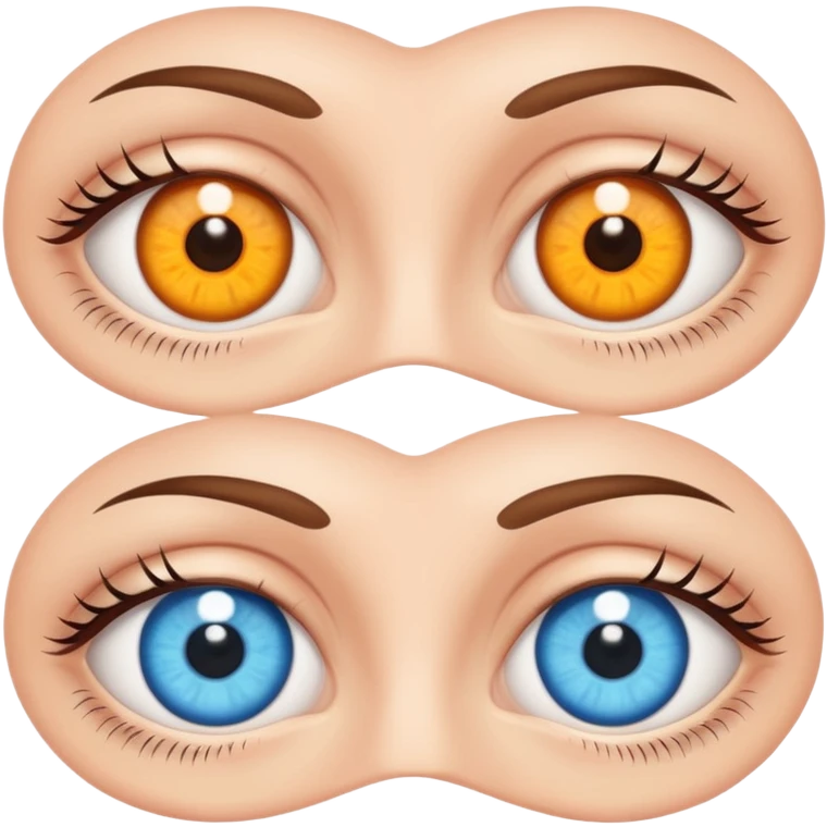 eyes looking different directions  emoji