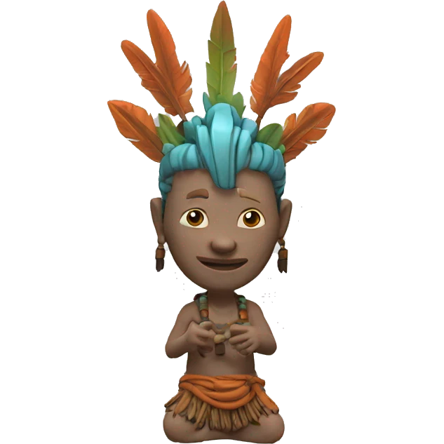 shaman 3d plastic  emoji