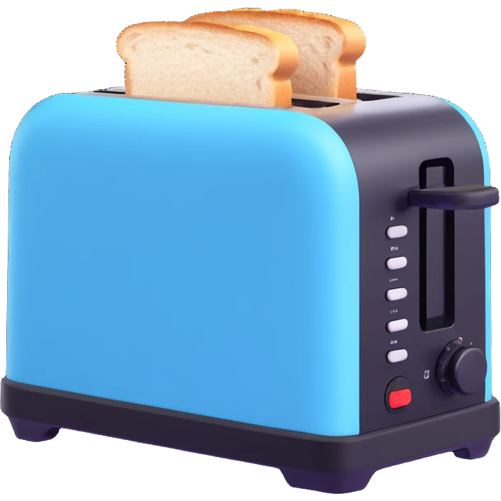light blue toaster emoji