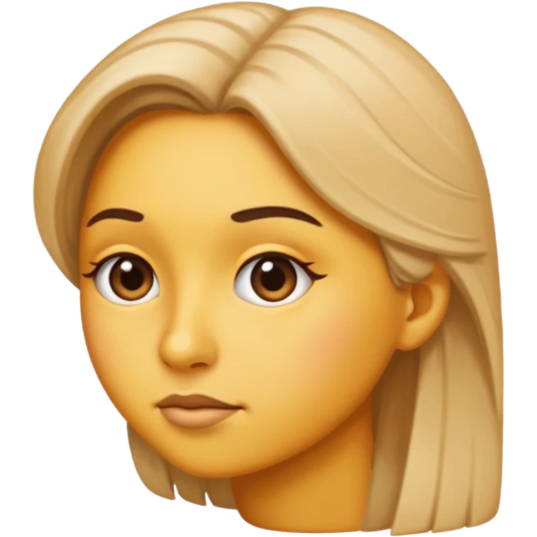 😒 side eye emoji like they’re judging you. Make it a side profile  emoji