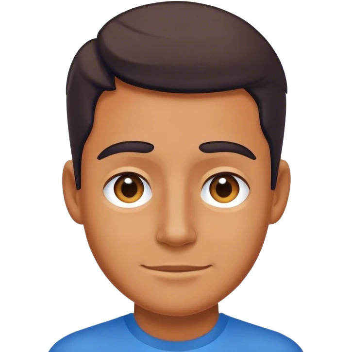 Guia turista con camisa azul oscuro emoji
