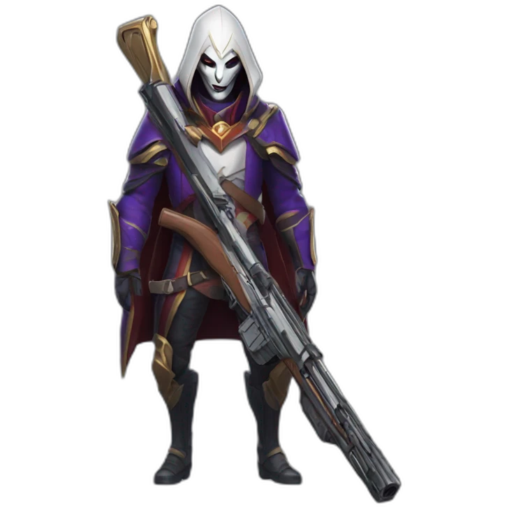jhin avec un gros fusil emoji
