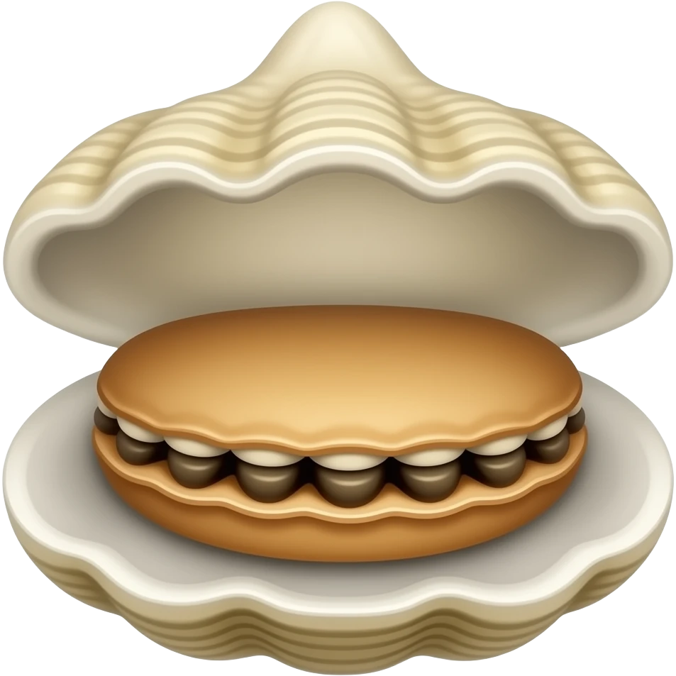 Une moule de mer emoji