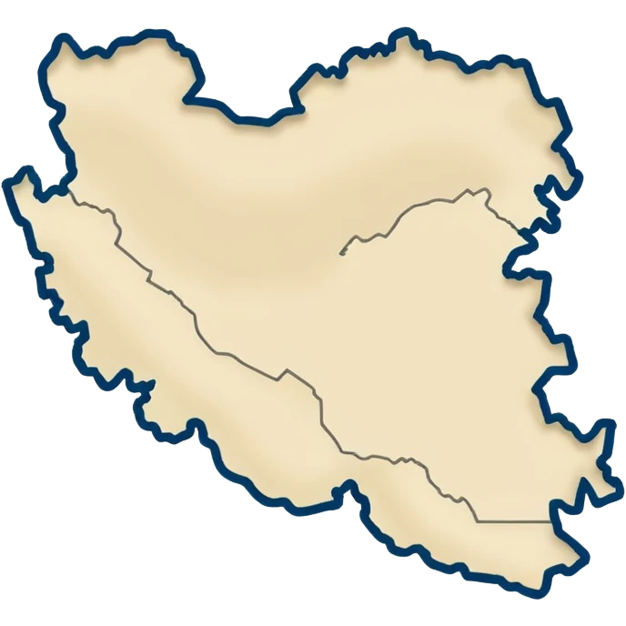 iran map outline emoji
