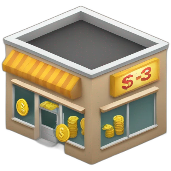 Store con dinero  emoji