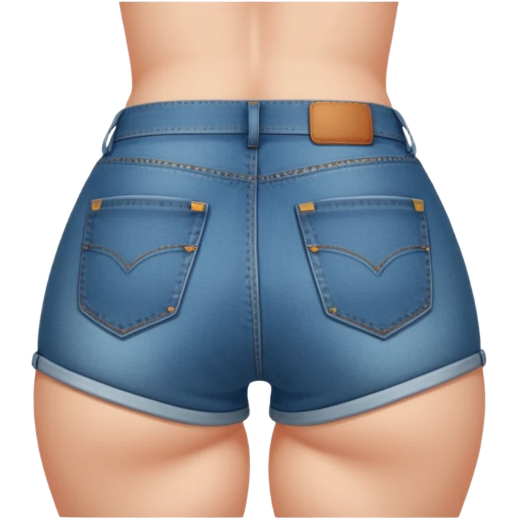 naked girl with a tremendously gigantic butt emoji