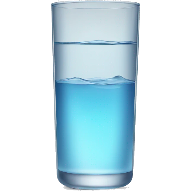 Glass of water emoji