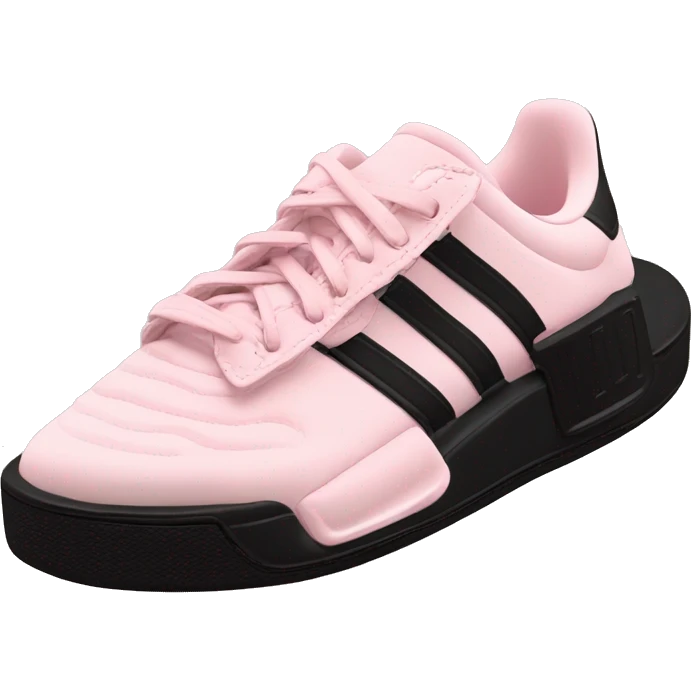 adidas adilettes comfort pink cloud and black emoji