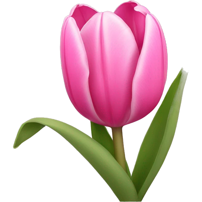 Pink tulips emoji
