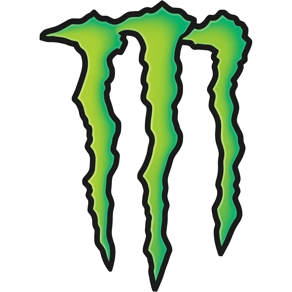 white logo monster energy emoji