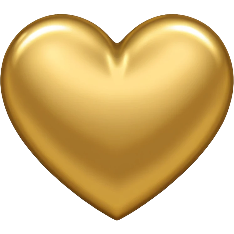 gold heart  emoji