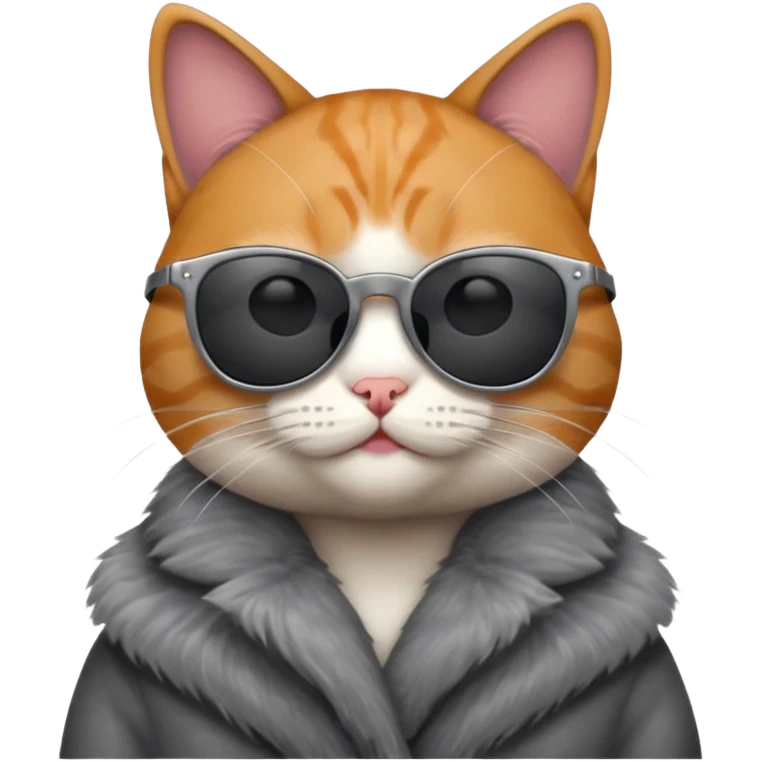 Cat wearing sunglasses emoji
