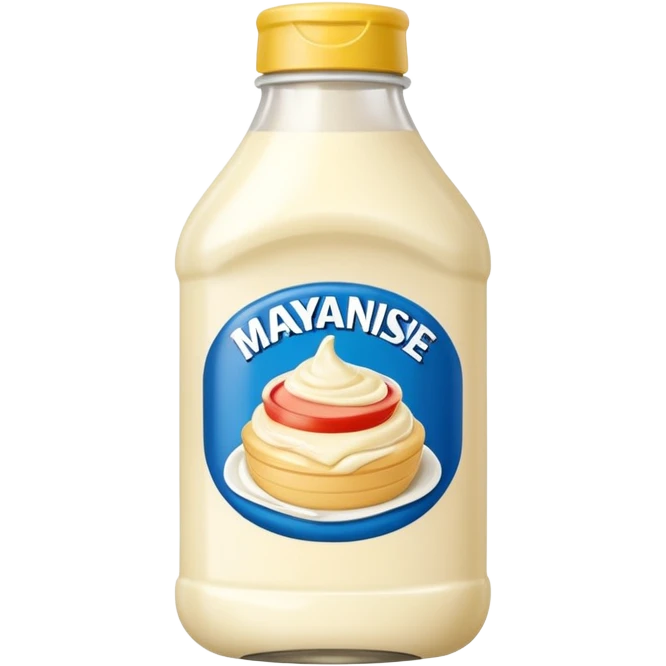 Bottle of Mayonnaise emoji