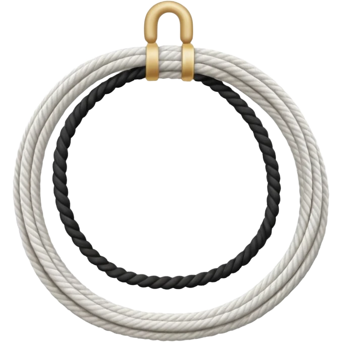 straight white rope emoji