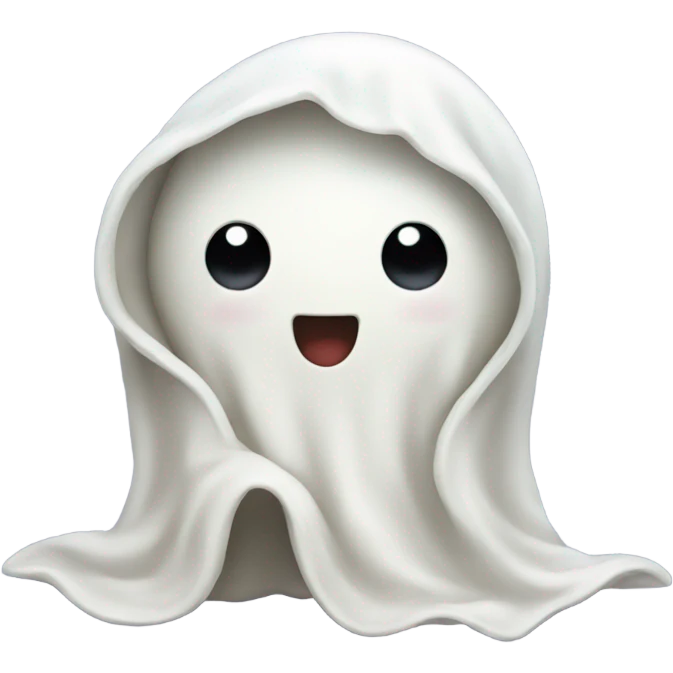 Cute cosy ghost emoji