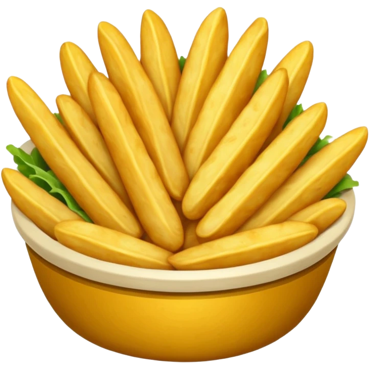 Generar papas fritas sin plato  emoji