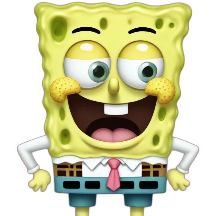 spongebob squarepants with patrick star emoji