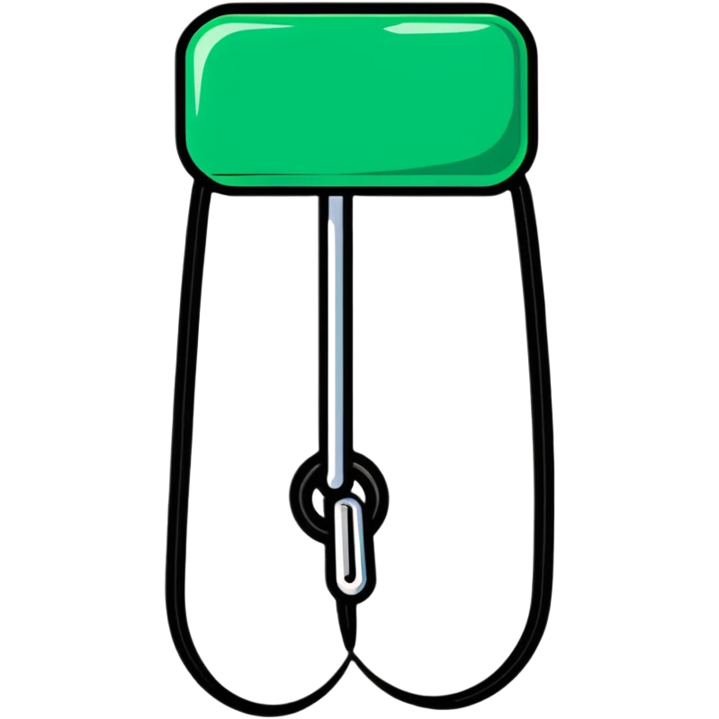 safety pin with closed clasp emoji