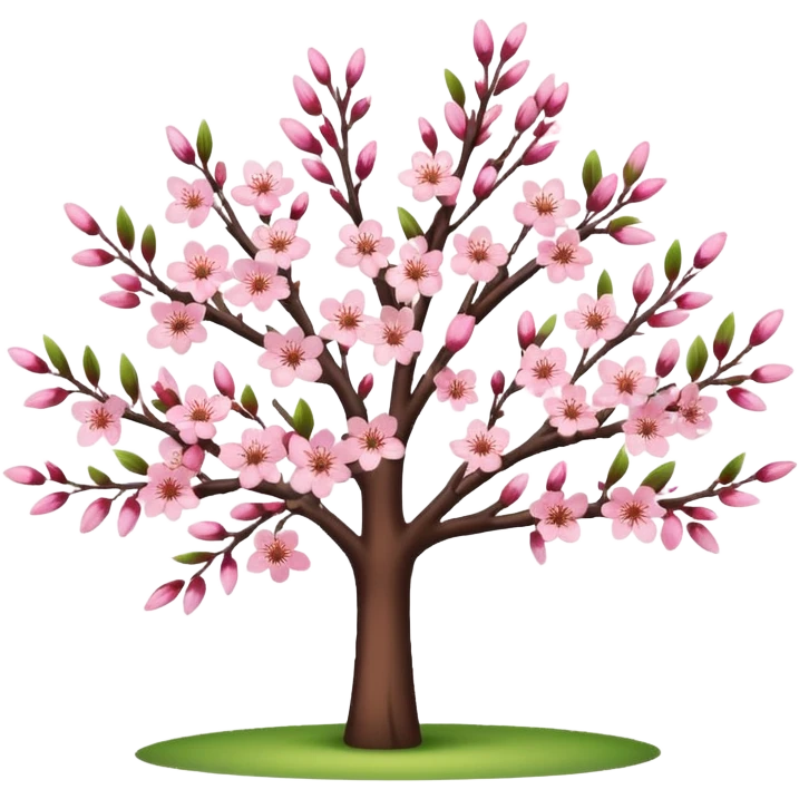 pink cherry blossom tree emoji
