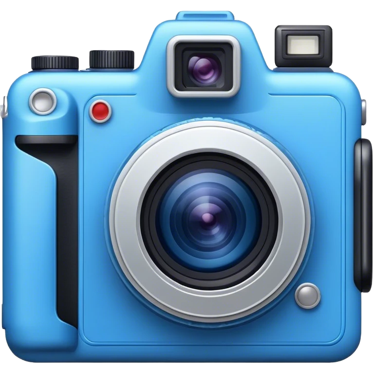 blue camera emoji