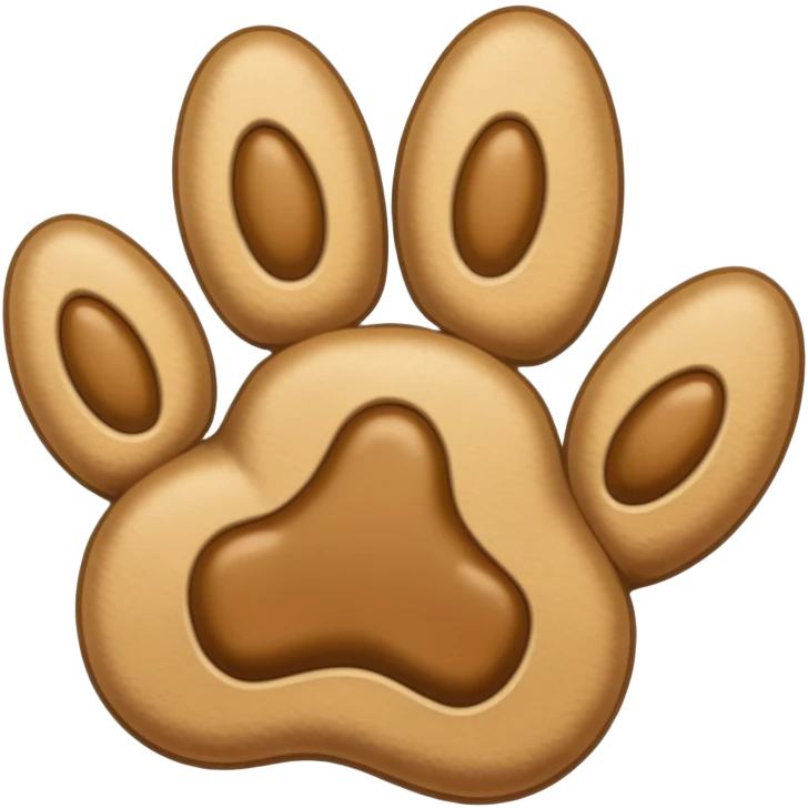 German shepherd paw emoji