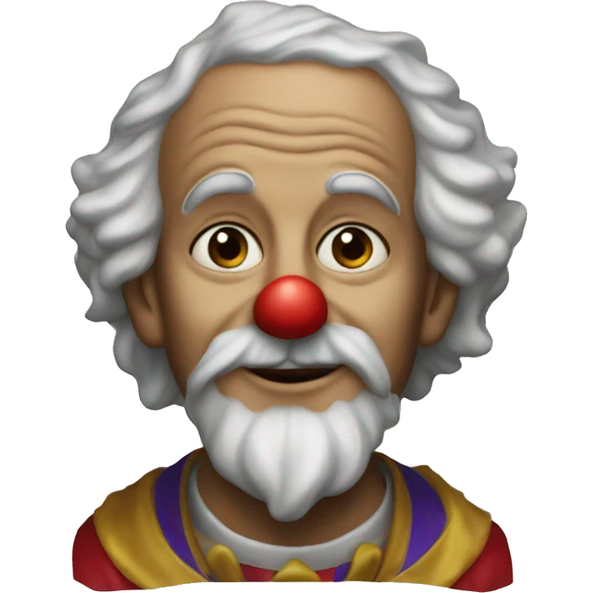 Saint Peter as a clown emoji