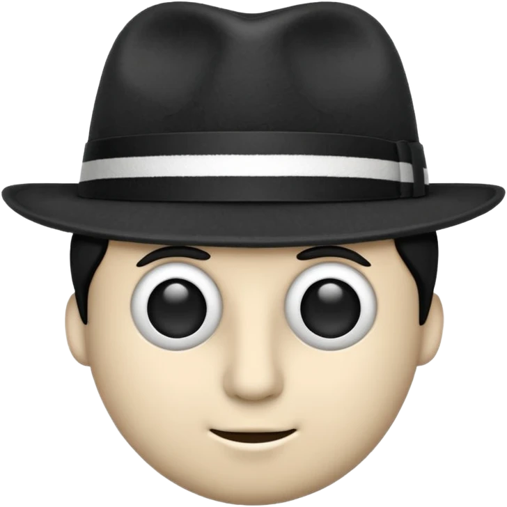 striped Fedora emoji