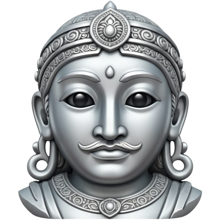 silver eastern island statue emoji