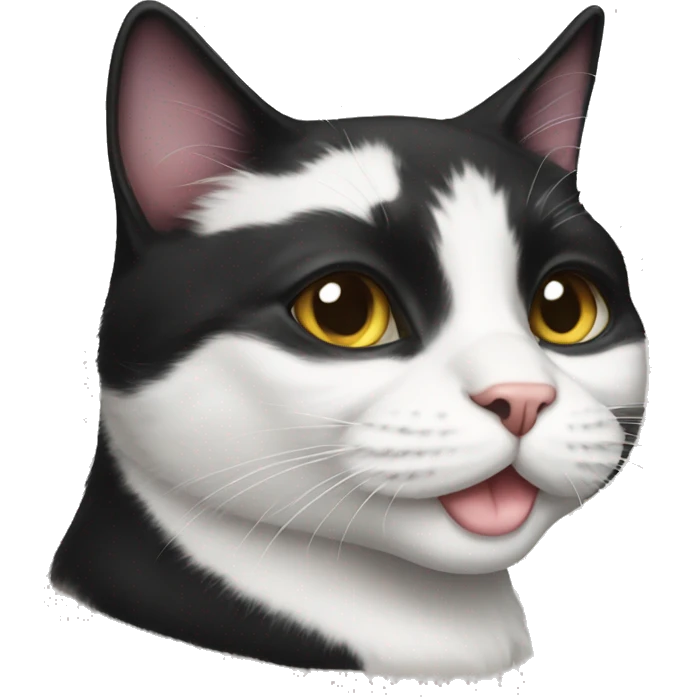 Tuxedo cat  emoji