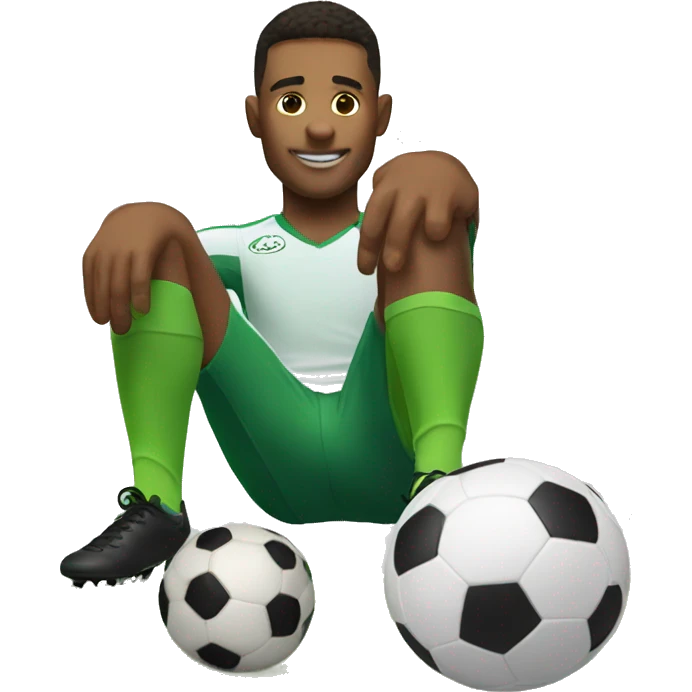 soccer player with hamster emoji