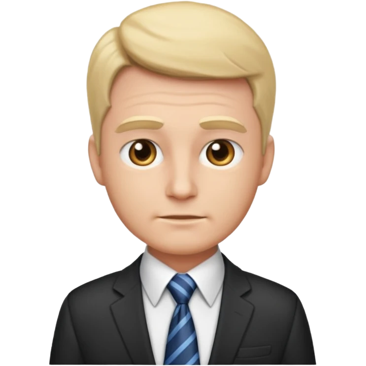 AN UNCLE with a tie in business clothes emoji