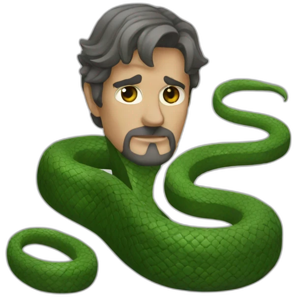 supervillain-snake emoji